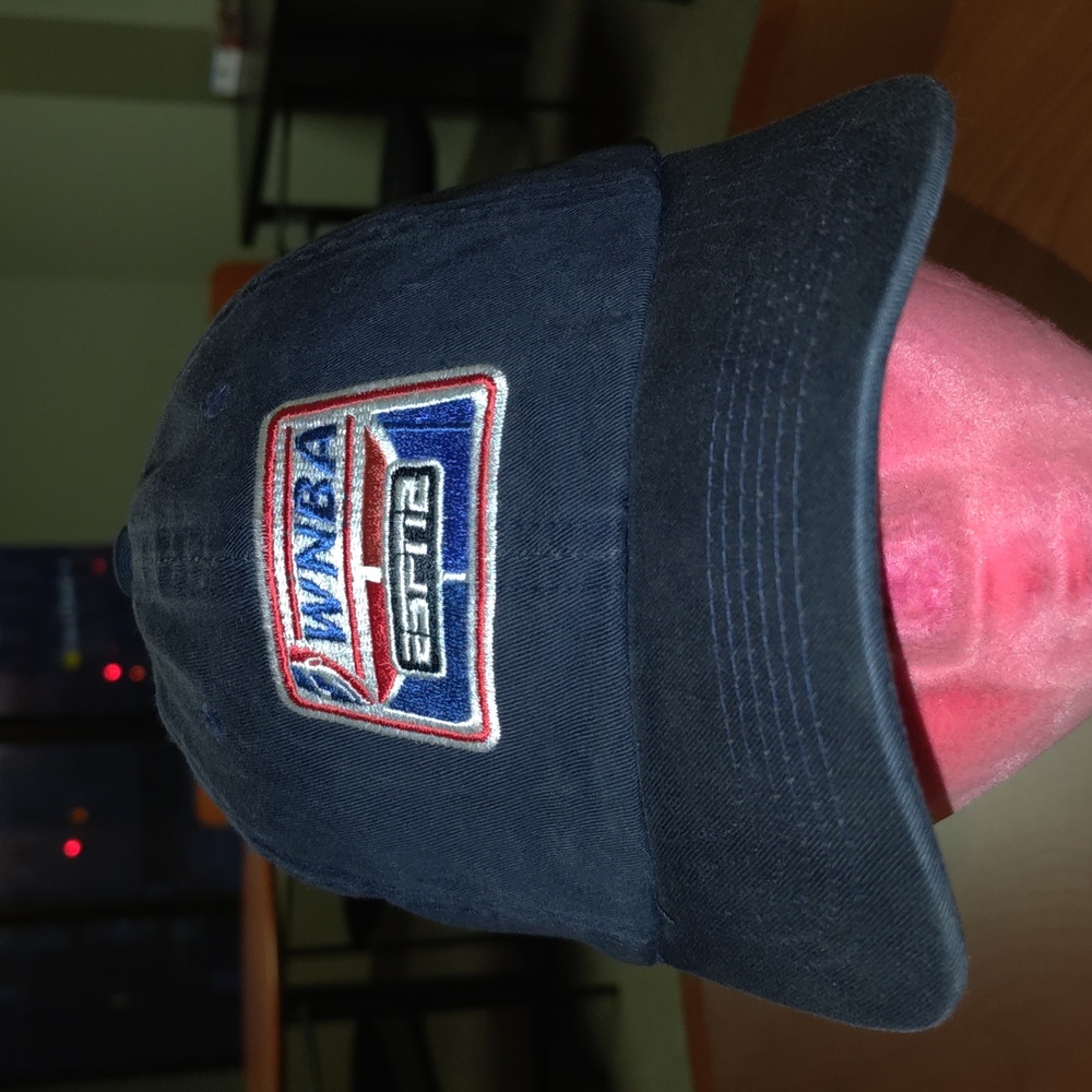 WNBA ESPN2 Embroidered Logo Strapback Hat Cap
